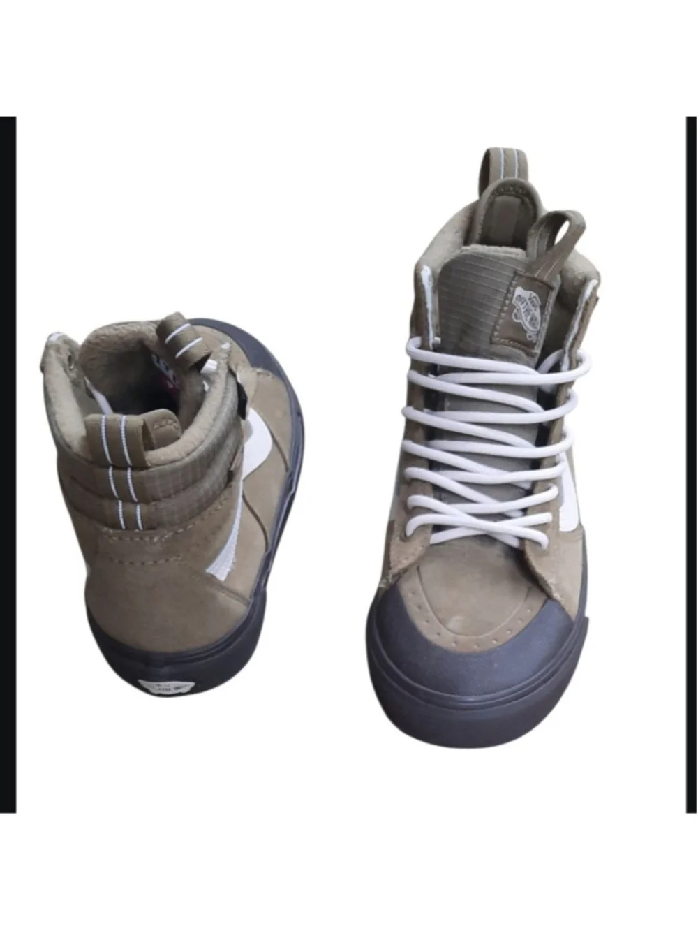 Vans Sk8- Waterproof MTE High Olive Drab Green. Mens size 8/ Womens Size 8.5
